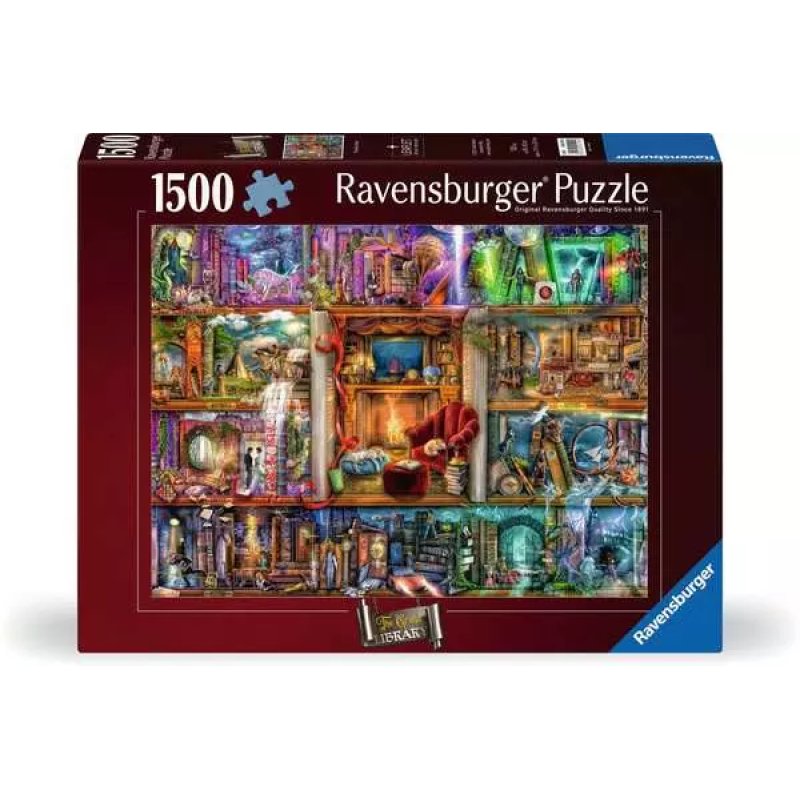 Ravensburger Puzzle 1500 p - La grande bibliothèque