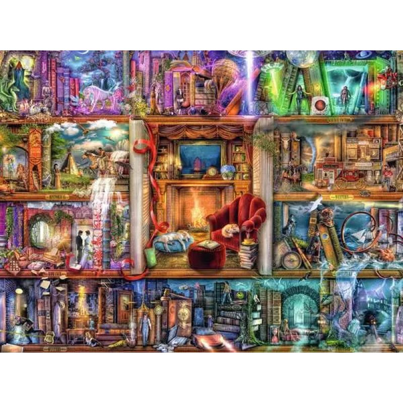 Ravensburger Puzzle 1500 p - La grande bibliothèque