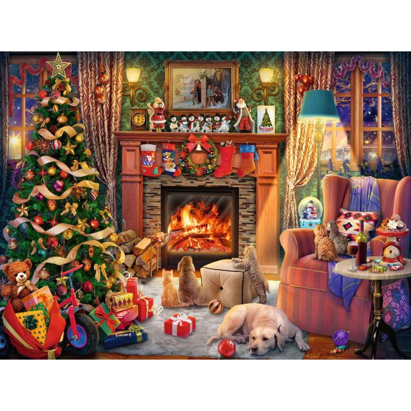 Ravensburger Christmas Eve Jigsaw puzzle 1500 pc(s)