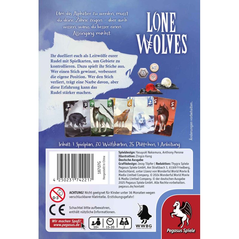 Pegasus Lone Wolves 20 min Card Game