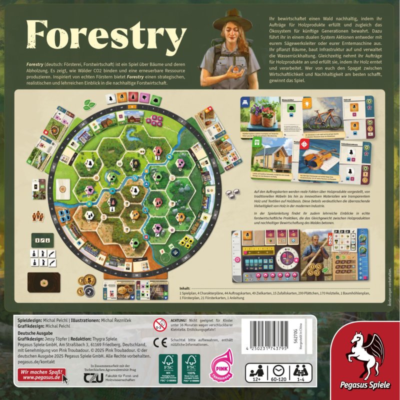 Pegasus Forestry 120 min Jeu de société