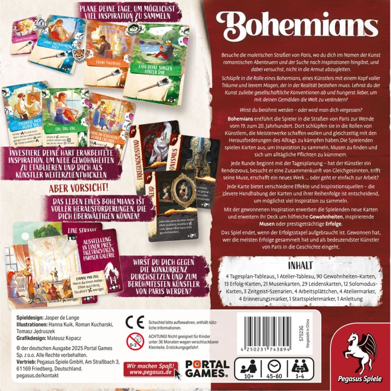 Pegasus Bohemians 60 min Card Game