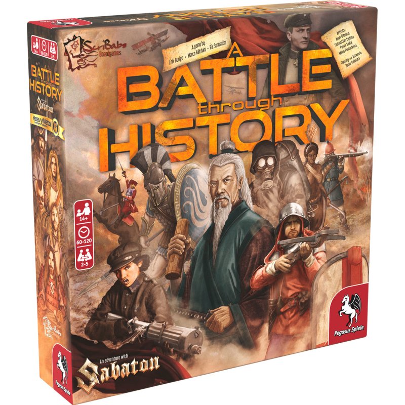 Pegasus A Battle through History Board game Strategy
