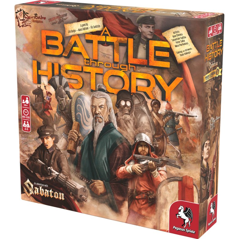 Pegasus A Battle through History Board game Strategy