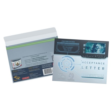 Pegasus Civolution: Acceptance Letter Board game