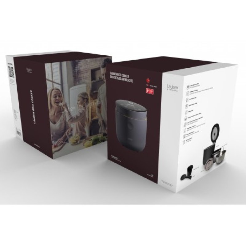Lauben LBNRCD1500AT cuiseur à riz 1,5 L 500 W Noir