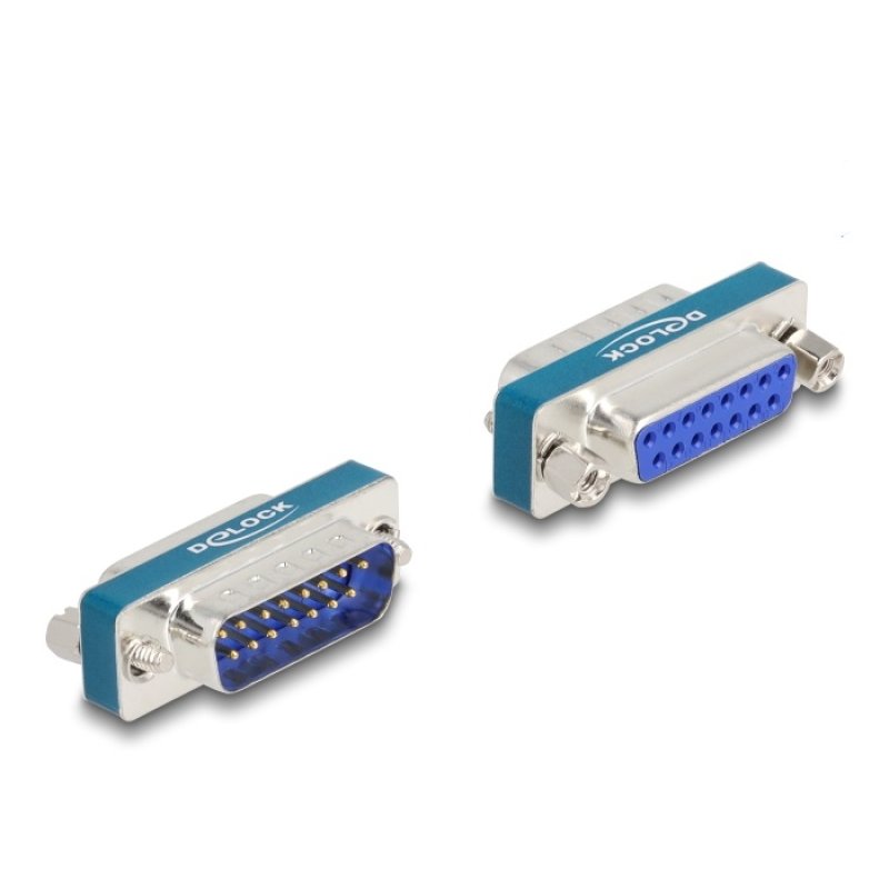 HF/EMI Entstörfilter D-Sub 15 Pin Stecker zu Buchse mit Tiefpass induktiv