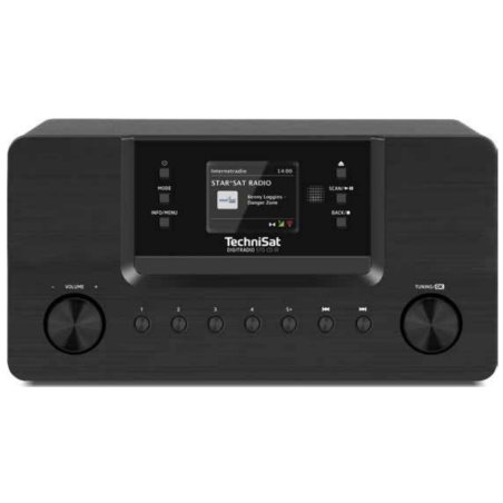 TechniSat DigitRadio 570 CD IR Analog & digital DAB , FM Black MP3 playback