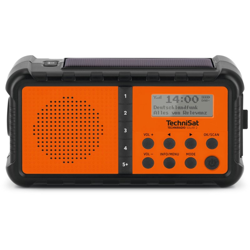 Technisat Techniradio Solar 2 schwarz/orange