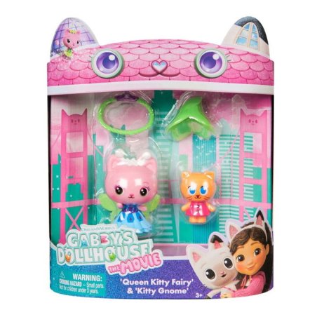 Gabby's Dollhouse: Der Film - Queen Kitty Fee & Kätzchen Gnom Figuren-Set