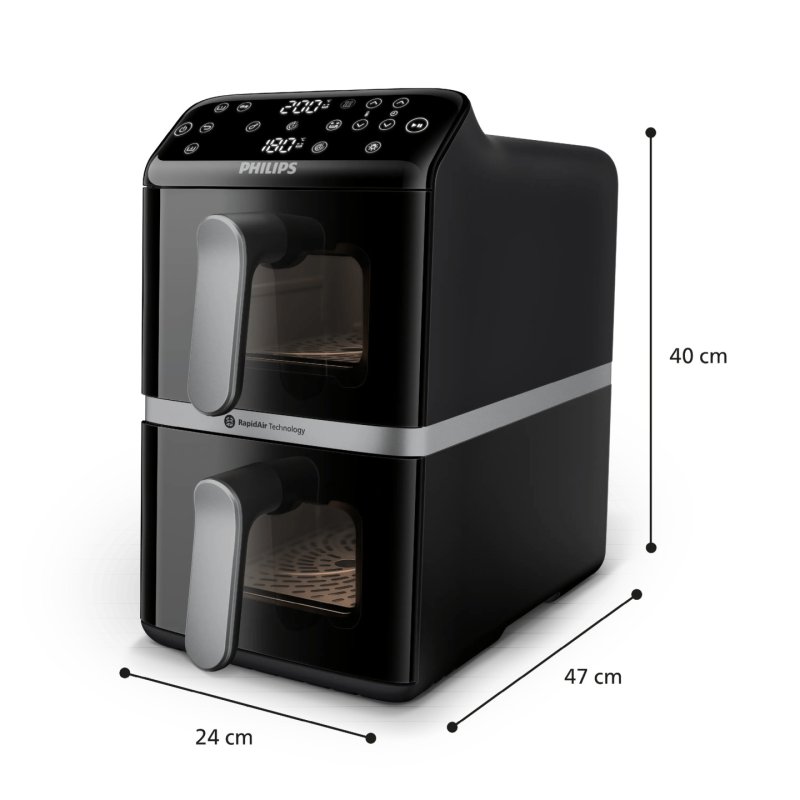 Philips 4000 series Airfryer à deux paniers superposés série 4000