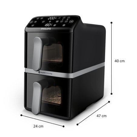 Philips 4000 series Airfryer à deux paniers superposés série 4000