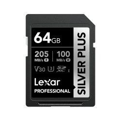 Lexar Professional SILVER PLUS 64 GB SDXC UHS-I Class 3