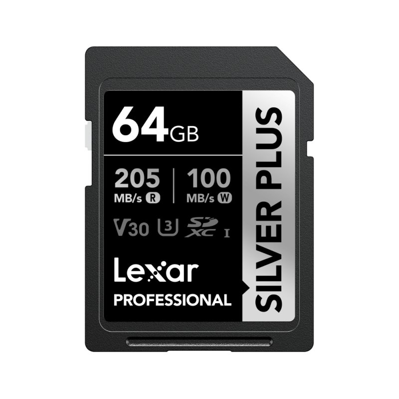 Lexar Professional SILVER PLUS 64 GB SDXC UHS-I Class 3