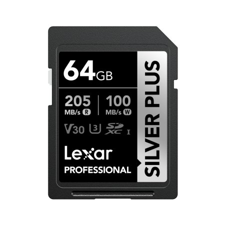 Lexar Professional SILVER PLUS 64 Go SDXC UHS-I Classe 3