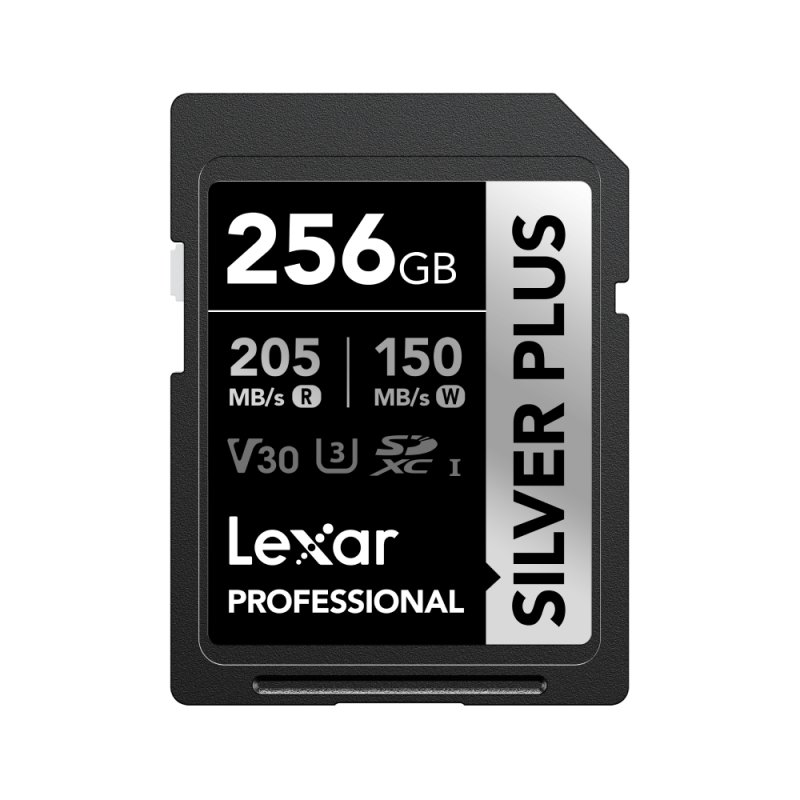 Lexar Professional SILVER PLUS 256 GB SDXC UHS-I Class 3