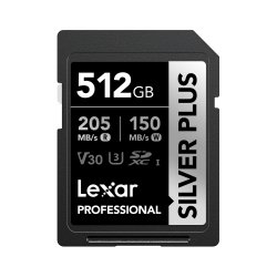 Lexar Professional SILVER PLUS SDXC 512GB memory card
