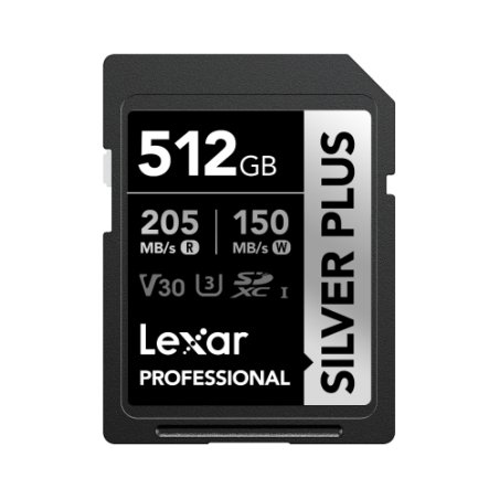 Lexar Professional SILVER PLUS SDXC 512GB memory card
