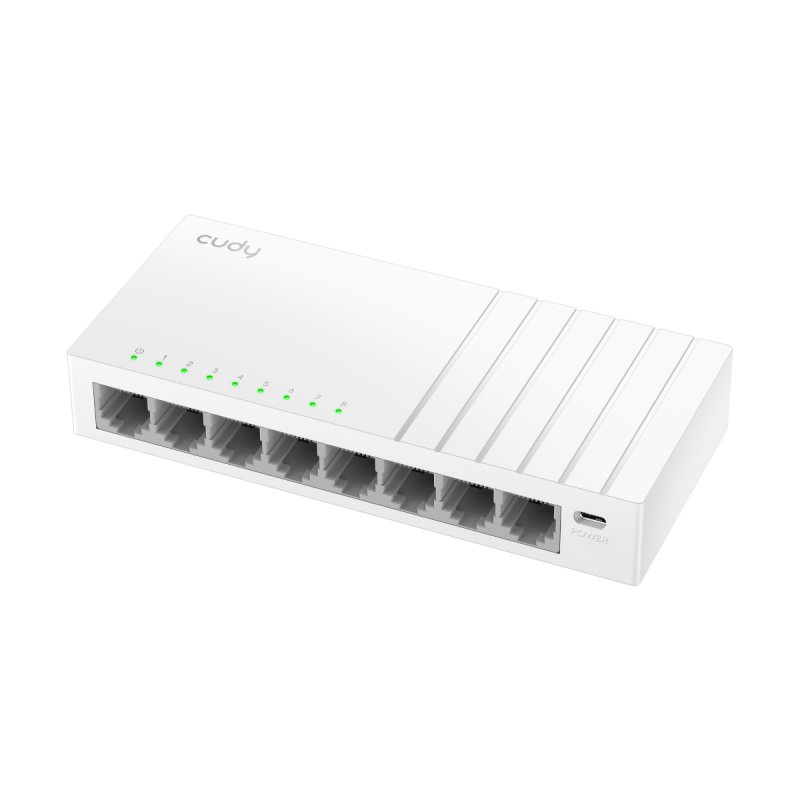 Cudy GS108U Netzwerk-Switch 8-Port, Unmanaged, 8x Gigabit RJ45