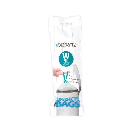 Brabantia 116681 trash bag 5 L White 20 pc(s)