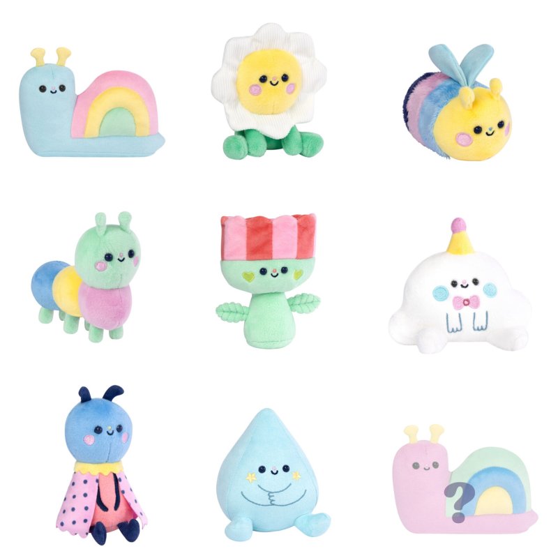 Magical Meadow - Assortiment de 8 peluches compagnon