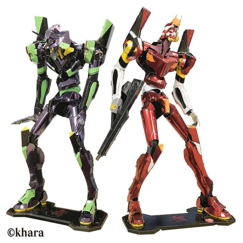 EVANGELION - Unit 02 - Metallic Nano Puzzle 16.5cm
