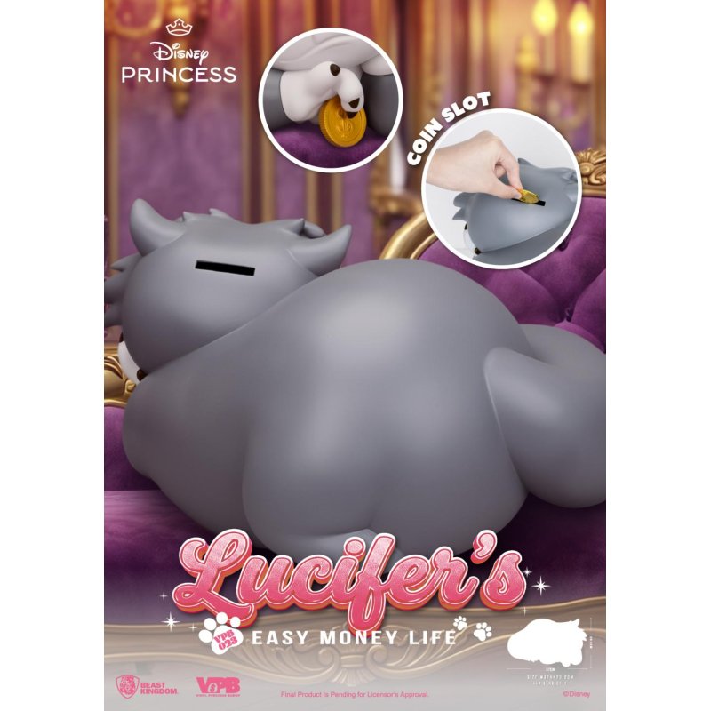 CENDRILLON - Lucifer - Tirelire 20.5cm
