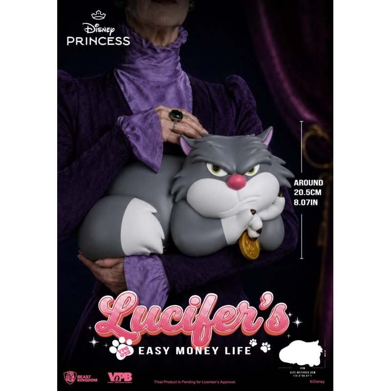 CENDRILLON - Lucifer - Tirelire 20.5cm