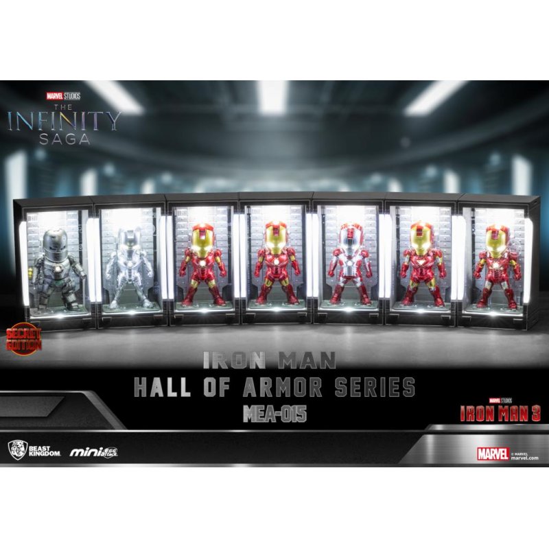 IRON MAN - Hall of Armor Series - Set 6 Figurine 8cm