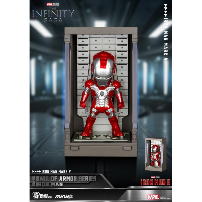 IRON MAN - Hall of Armor Series - Set 6 Figurine 8cm