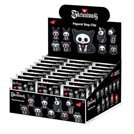SKELANIMALS - Series 1 - 3D Foam Bag Clip (Display 24 Pcs)