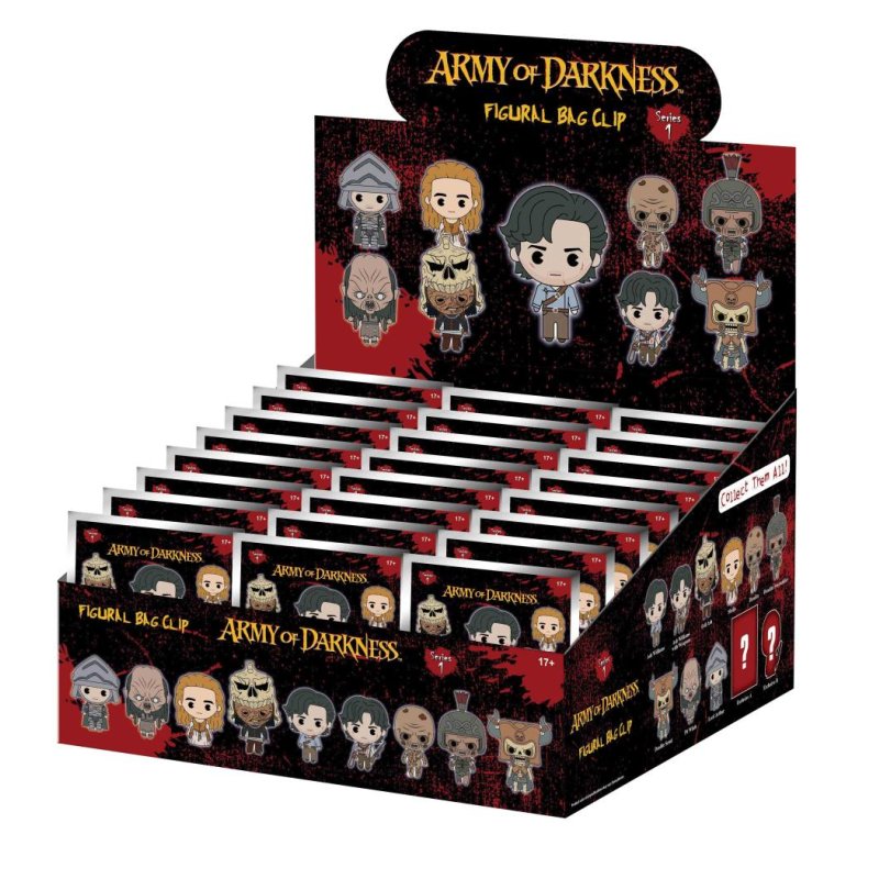 ARMY OF DARKNESS - Series 1 - 3D Foam Bag Clip (Display 24 Pcs)