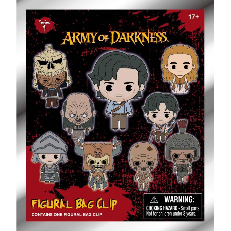 ARMY OF DARKNESS - Series 1 - 3D Foam Bag Clip (Display 24 Pcs)