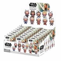 STAR WARS AHSOKA - Series 1 - 3D Foam Bag Clip (Display 24 Pcs)