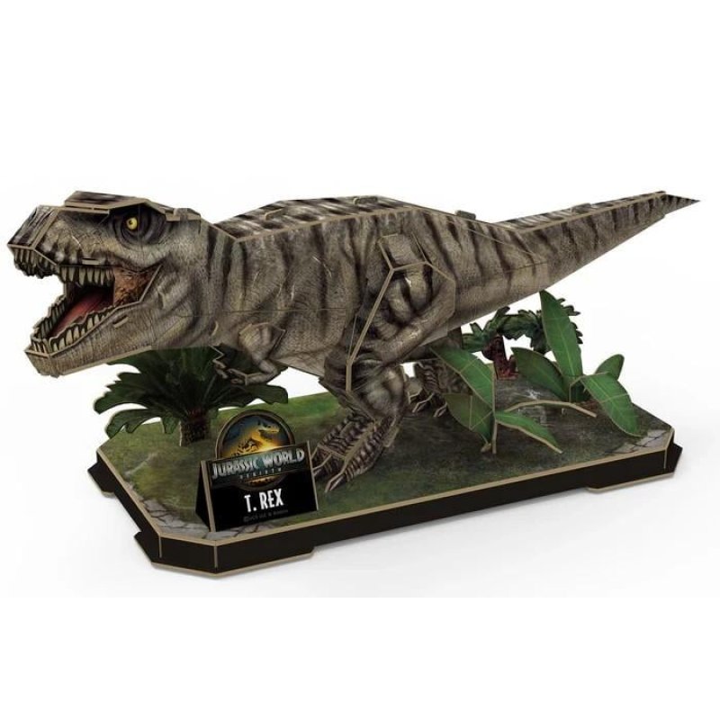 JURASSIC WORLD - T-Rex - Puzzle 3D 45pcs