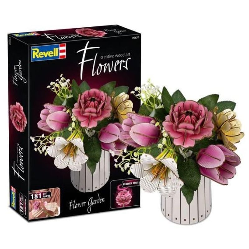 Revell - Creative Wood Art - Flowers - Flower Garden