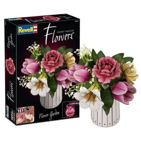 Revell - Creative Wood Art - Flowers - Flower Garden