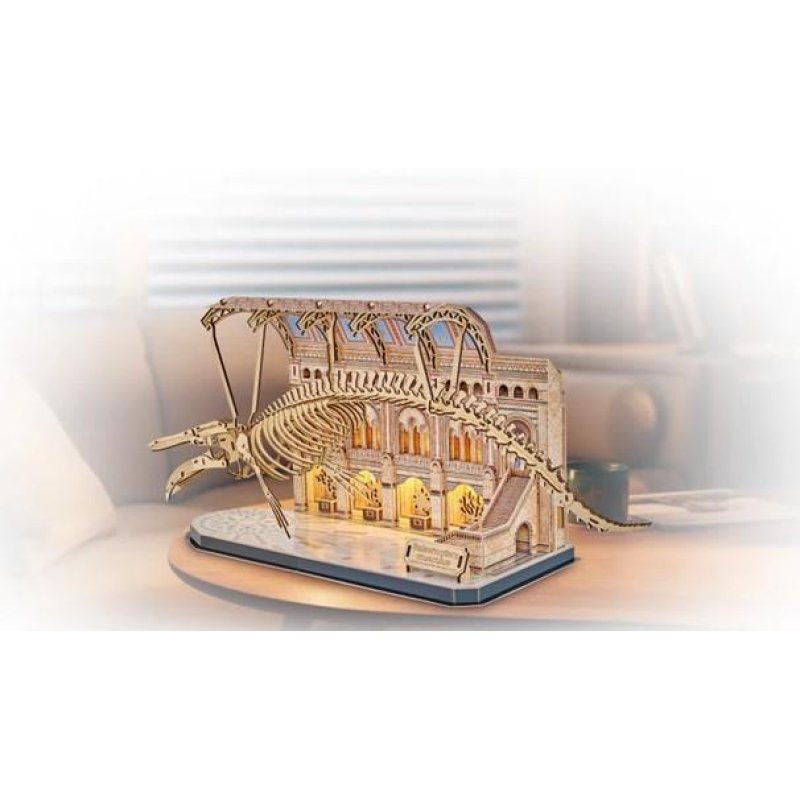 NATURAL MUSEUM - BOOK NOOK KIT - Balaine Bleue - 222pc Eclairage LED