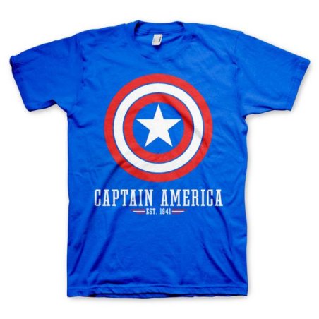 CAPTAIN AMERICA - Blue - T-Shirt (S)