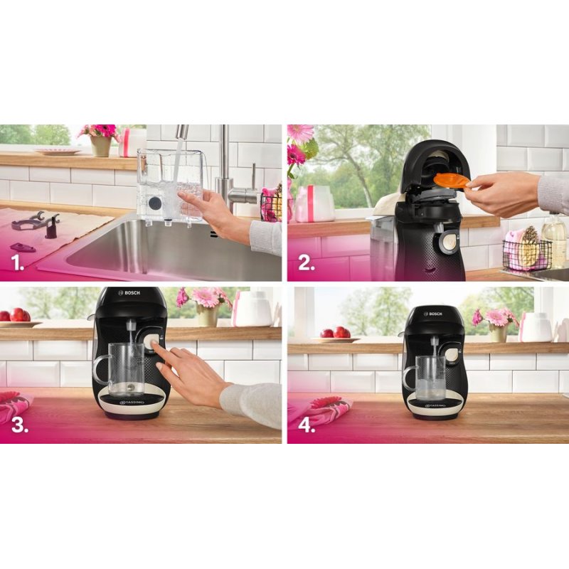 Bosch Tassimo Happy TAS107E machine à café Entièrement automatique Machine à café à capsules 0,7 L