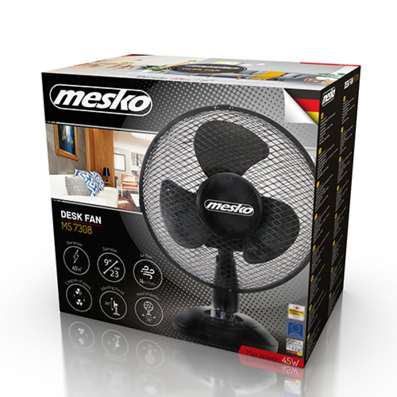 Mesko Home MS 7308 ventilateur Noir