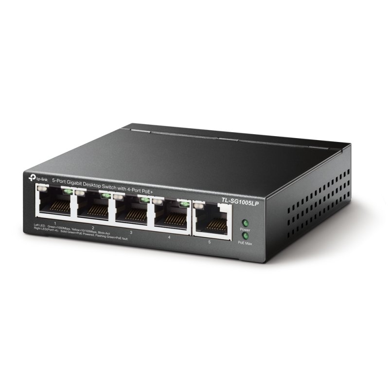 5-PORT GIGABIT SWITCH 4-PORT POE 