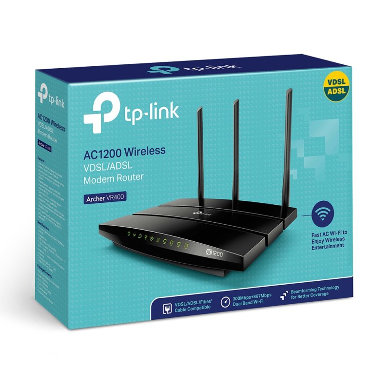 AC1200 WI-FI VDSL/ADSL MODEM GIG RTR