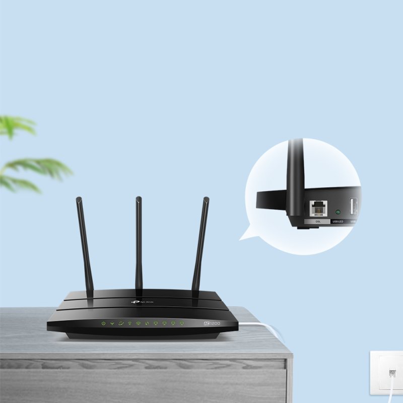 AC1200 WI-FI VDSL/ADSL MODEM GIG RTR