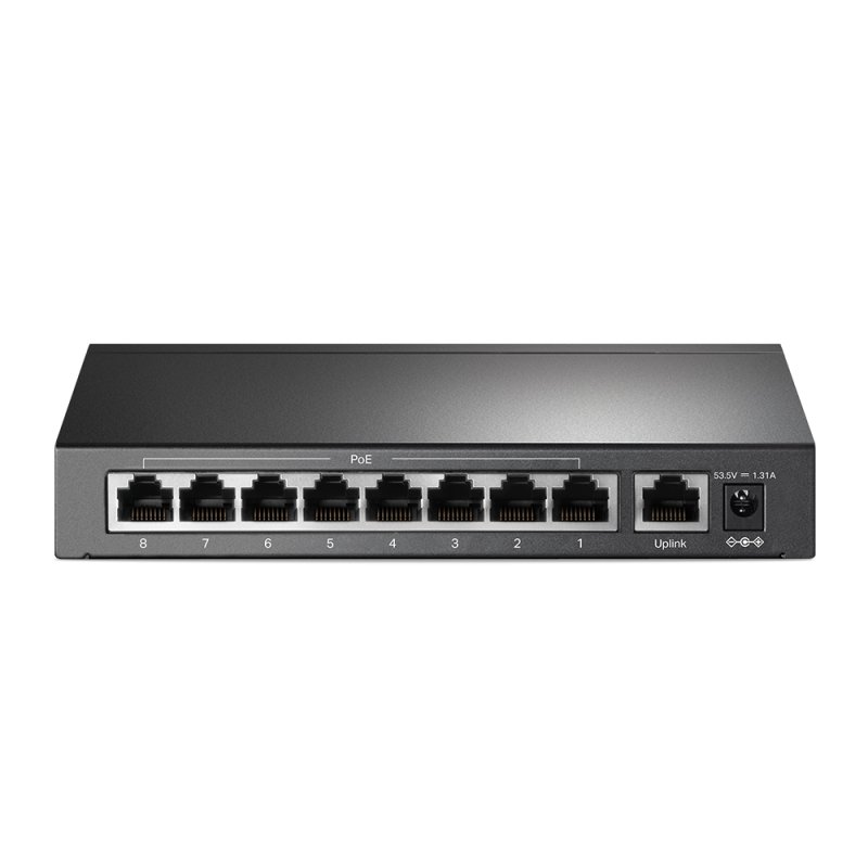 TP-Link 9-Port 10/100Mbps Desktop Switch with 8-Port PoE 