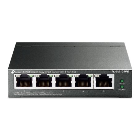 TP-Link 5-Port Gigabit Easy Smart PoE Switch with 4-Port PoE 