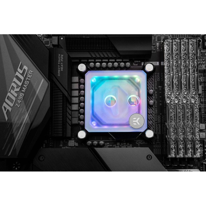 EK Water Blocks EK-Quantum Velocity D-RGB Nickel Frosted Acryl