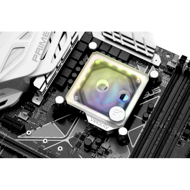 EK Water Blocks EK-Quantum Velocity D-RGB Nickel Frosted Acryl