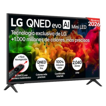 TV LG 43QNED81B6C.AEU 43" QNED EVO MINILED PATAS LATERALES WIFI HDMI X3