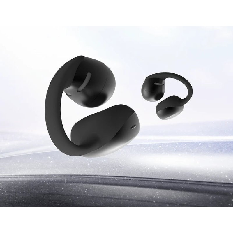 ECOUTEURS TWS CONDUCTION AERIENNE EAR RING OPEN DOTS AIR NOIR